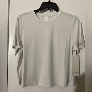 Lululemon Ultralight Waist-Length T-Shirt in Light Vapor